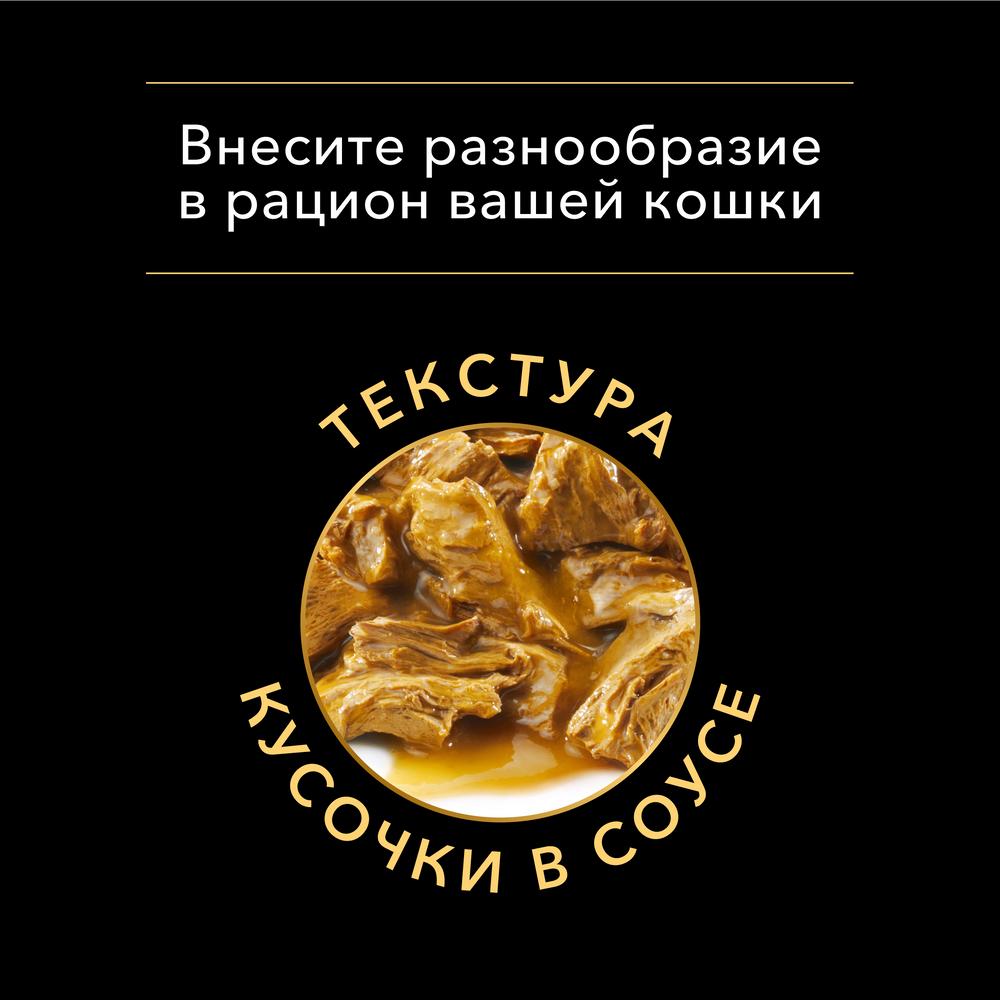 ПР0037490 Корм для кошек NutriSavour с чувствительным пищеварением или с особыми предпочтениями в еде, с ягненком в соусе, пауч 85 г Pro Plan  - Вид №4
