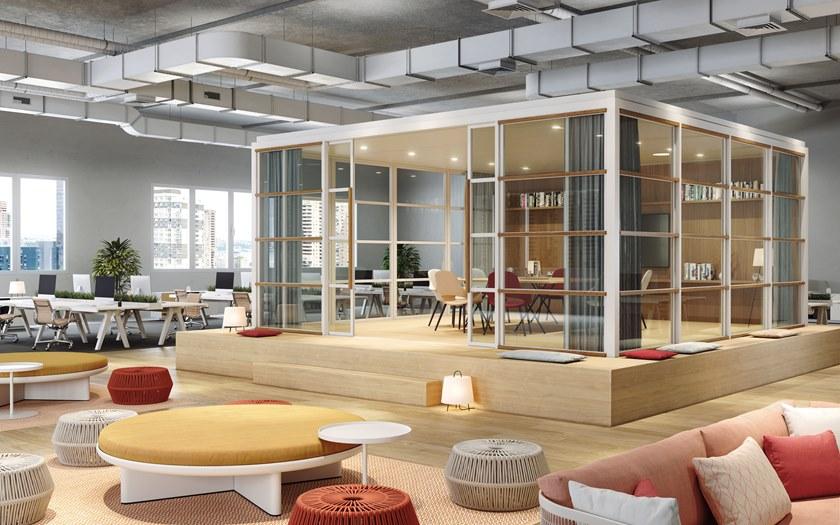 Kettal Офисная будка из алюминия с порошковым покрытием со встроенным освещением sun-id-1430441 - Вид №8