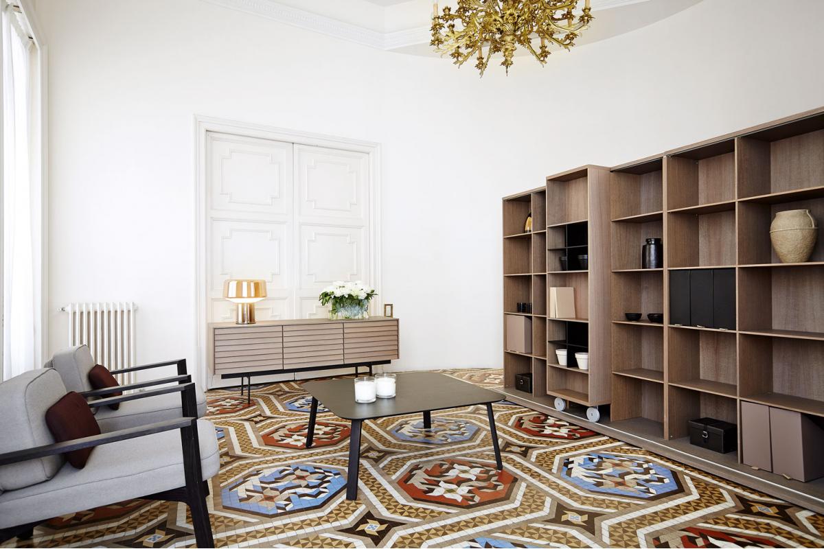 007293 Модульные стеллажи Light Punt Mobles Literatura Santreyd  - Вид №8