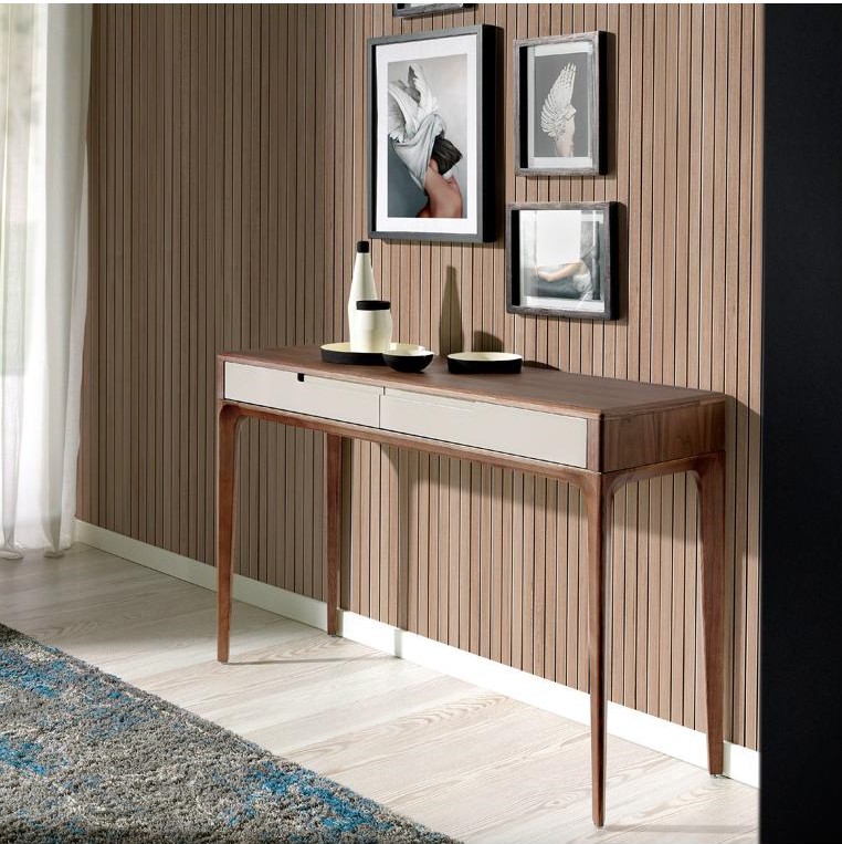 Консоль деревянная, орех с бежевыми ящиками BRG1702-2 от Angel Cerda ANGEL CERDA  241767 Орех;коричневый  - Вид №5