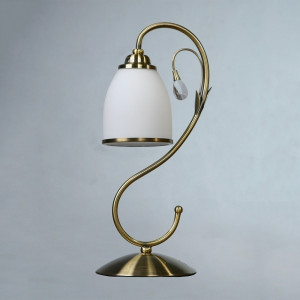 096822 Настольная лампа Brizzi MAT/001 бронзовая Mantra 02640