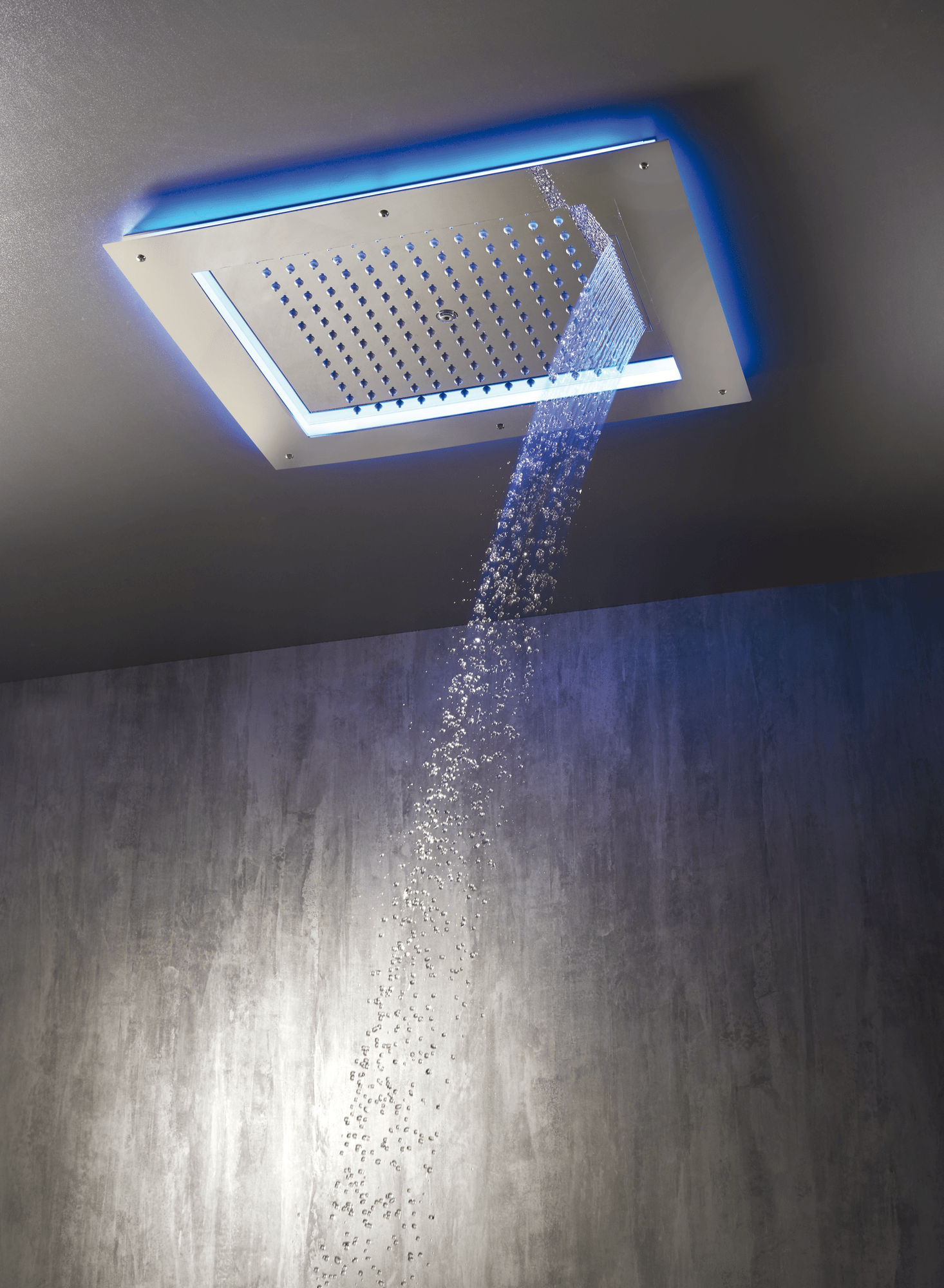 HI0926 Потолочный & настенный душ FRAME/2 - RGB CROMOTHERAPY BOSSINI  - Вид №1