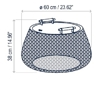 Светодиодная настольная лампа с батарейным питанием Bover Nans ARCH-00005209 - Вид №6