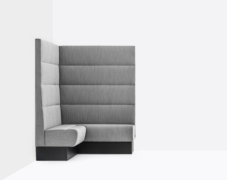 Pedrali Модульный угловой диван из ткани с высокой спинкой Modus Mda - Вид №1