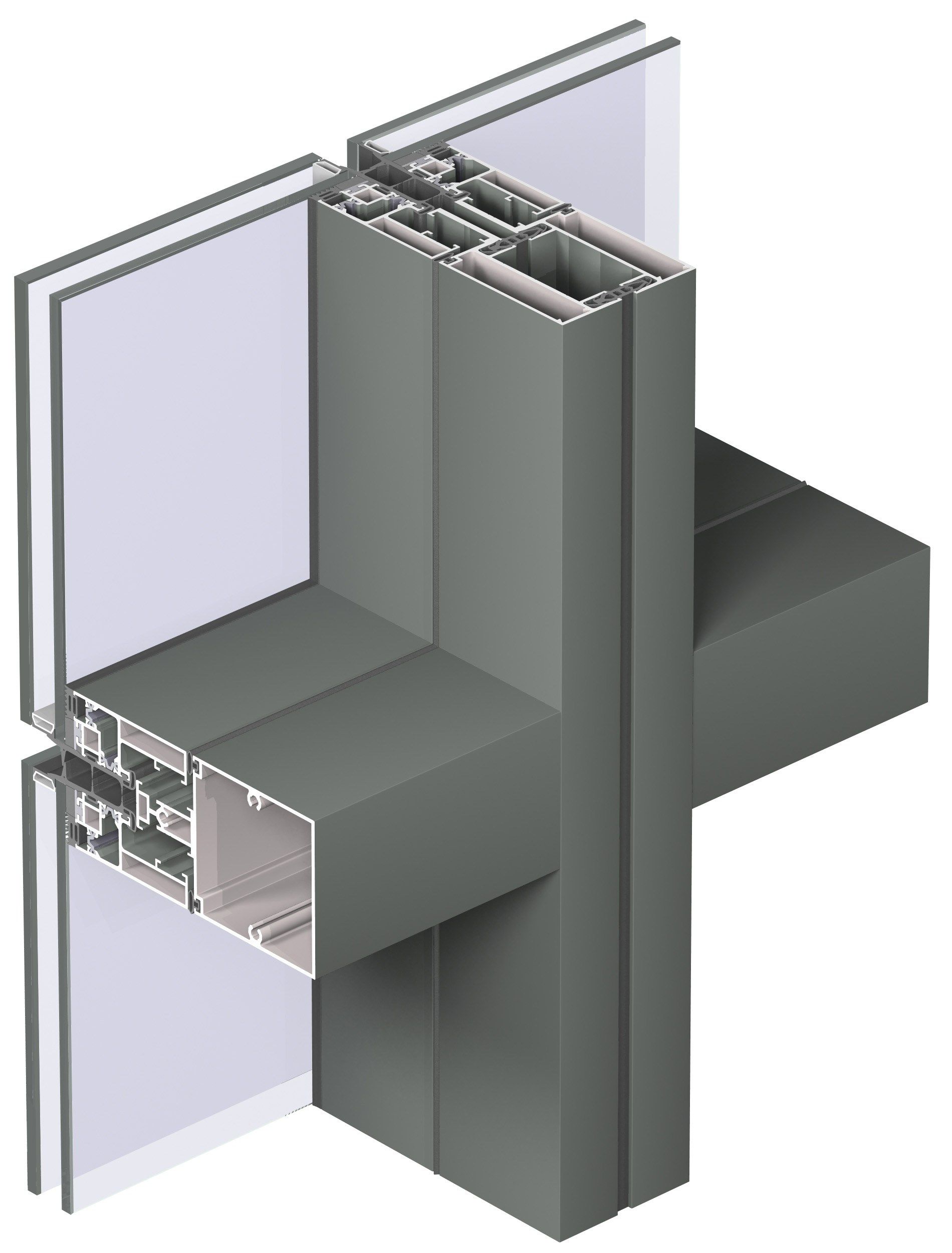 Алюминиевая система навесной стены Reynaers Aluminium ConceptWall ARCH-00093759 - Вид №27
