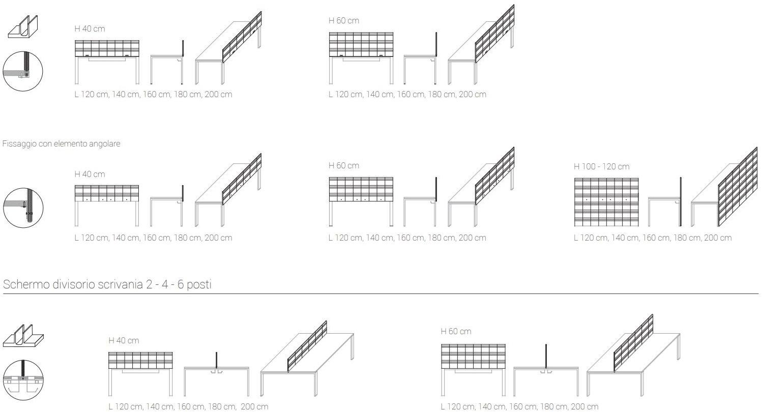 Elitable Звукопоглощающая перегородка стола из переработанного материала Silentpure sun-id-1428138 - Вид №3