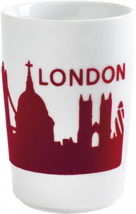 394605A26408C Пять чувств макси-чашки 0,35 л сенсорный! лондон горизонт красный Kahla-porzellan