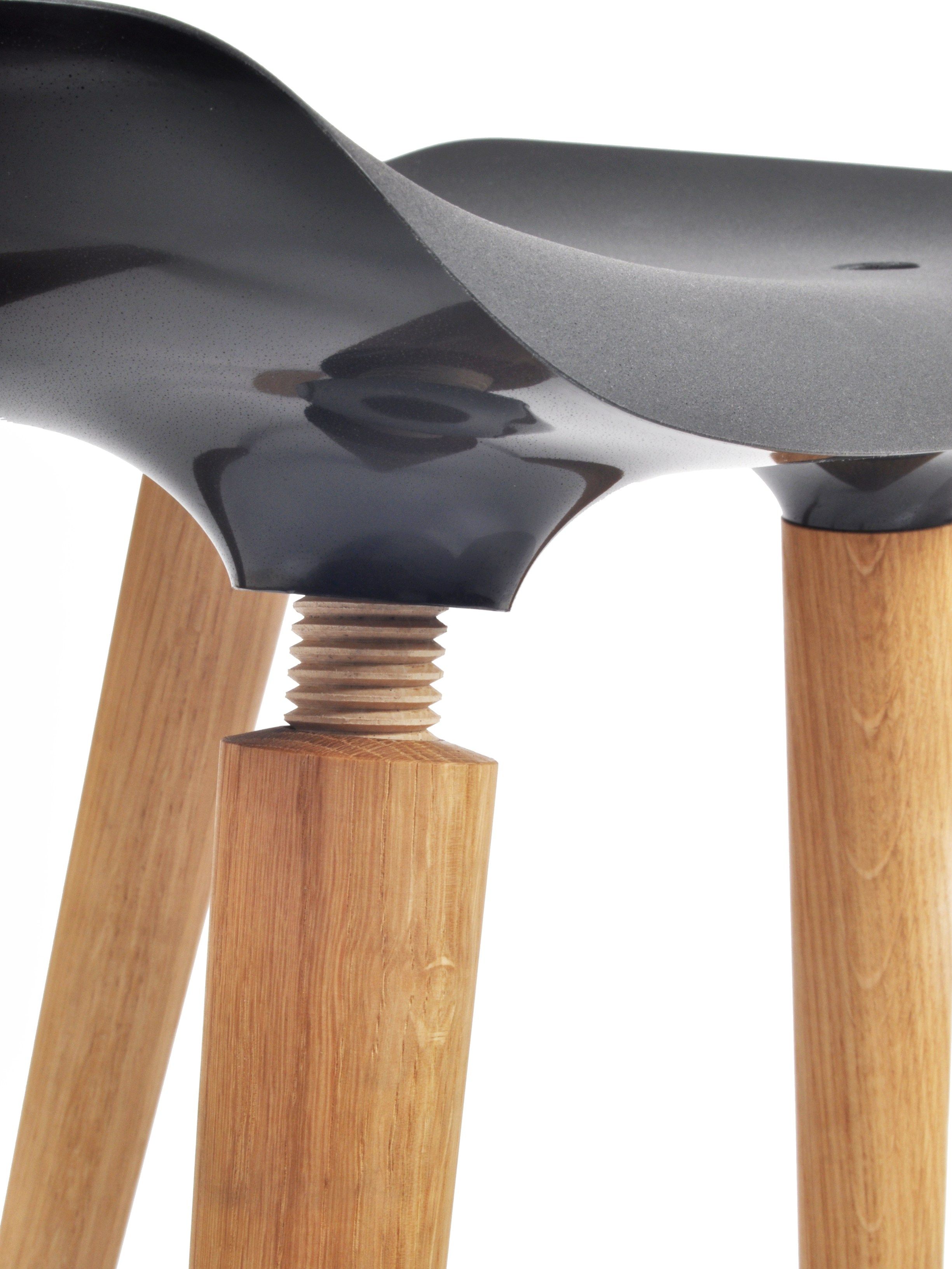 Низкий стул из дерева и полипропилена Quinze & Milan Pilot ARCH-00030889 - Вид №8