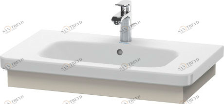 DS608109191 Подвесная раковина настенная овальная Duravit Durastyle серая