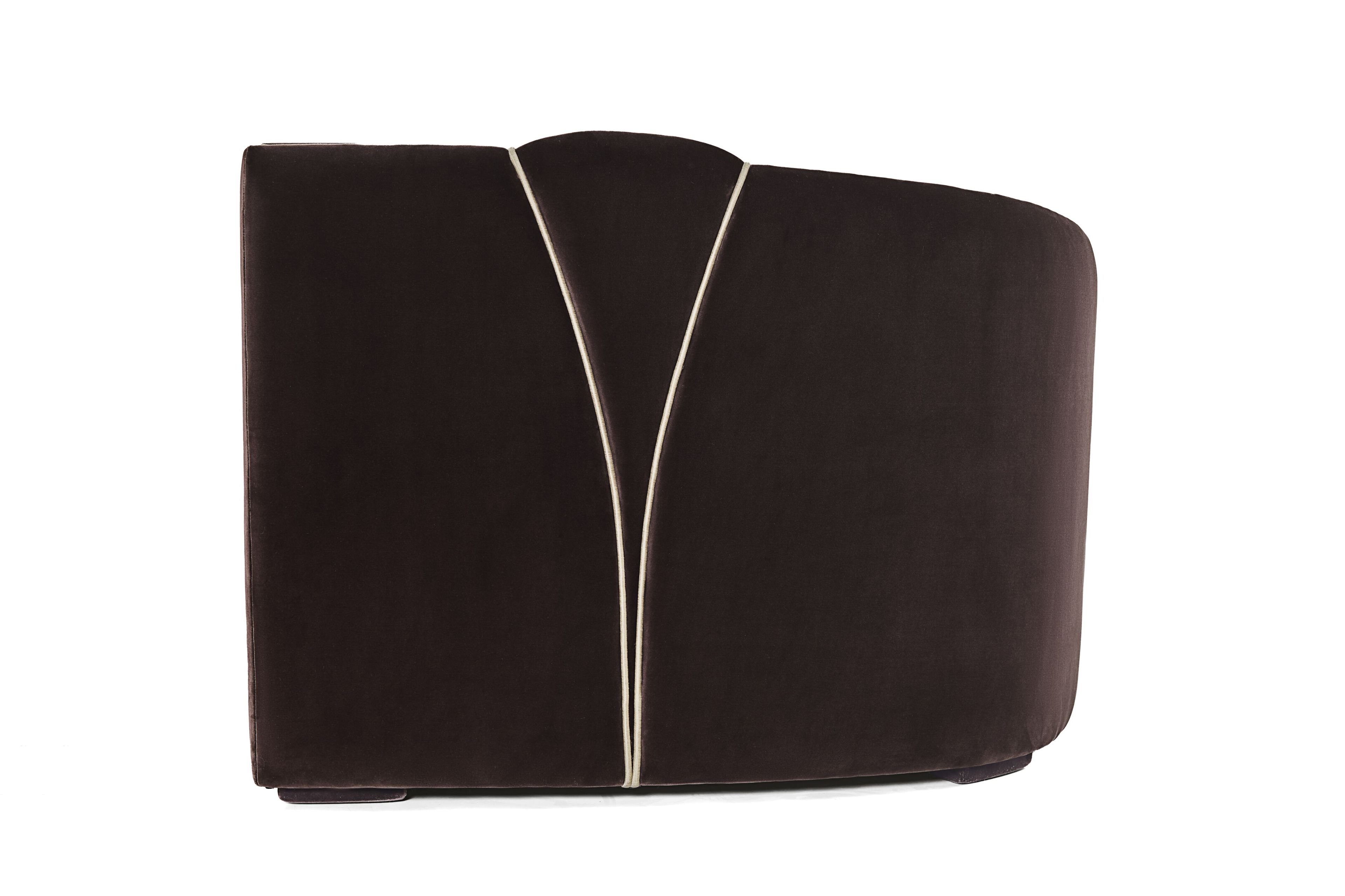 4-местный бархатный модульный диван Munna Жозефина ARCH-00130162 - Вид №9