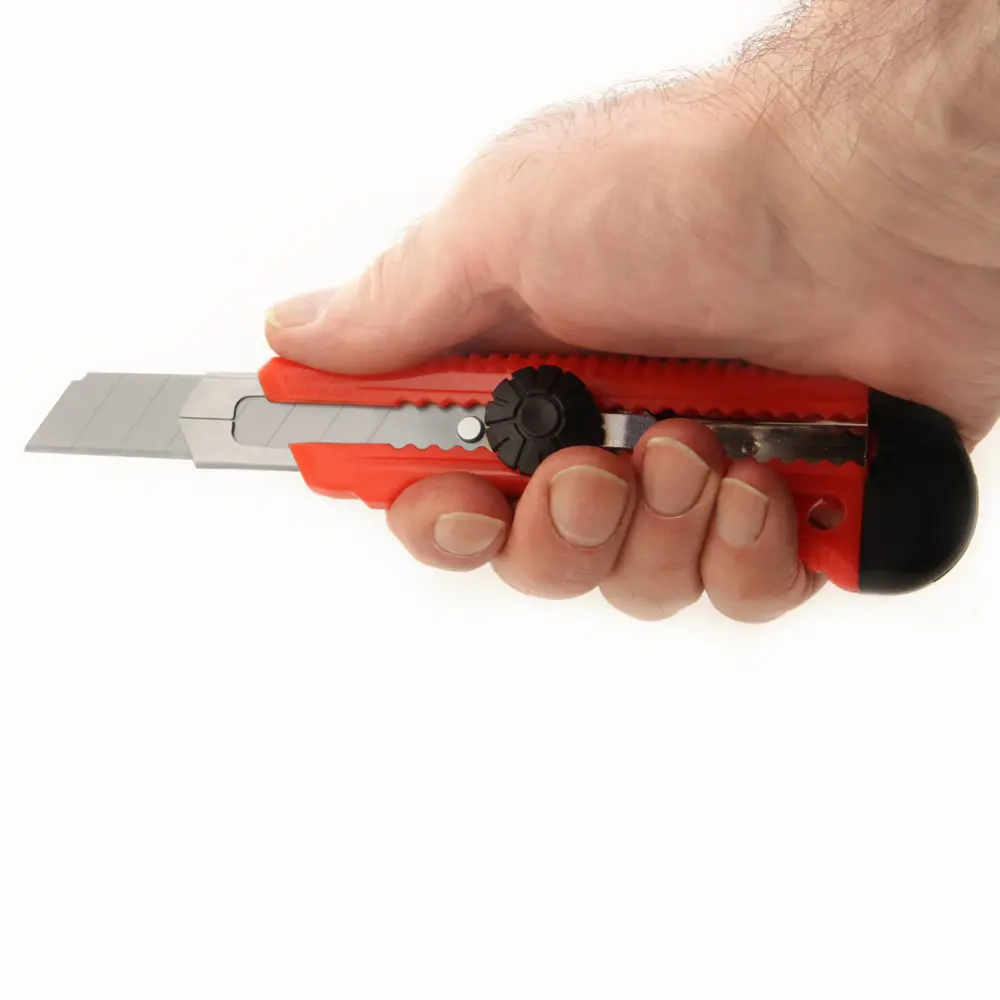 Нож строительный Vira Twistlock усиленный пластиковый корпус сегментное лезвие 18 мм STLM-2127053 - Вид №3