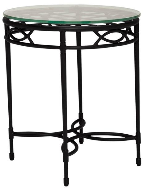 JANUS et Cie Круглый сервировочный стол из нержавеющей стали и стекла Amalfi sun-id-1430747 - Вид №1