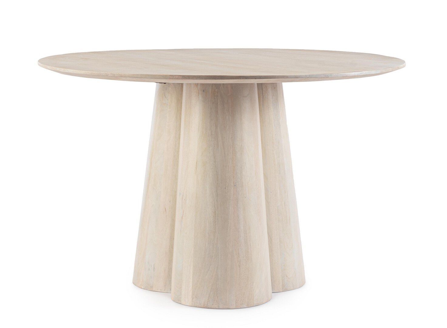 Круглый стол из манго BIZZOTTO NASSOR ARCH-00020126