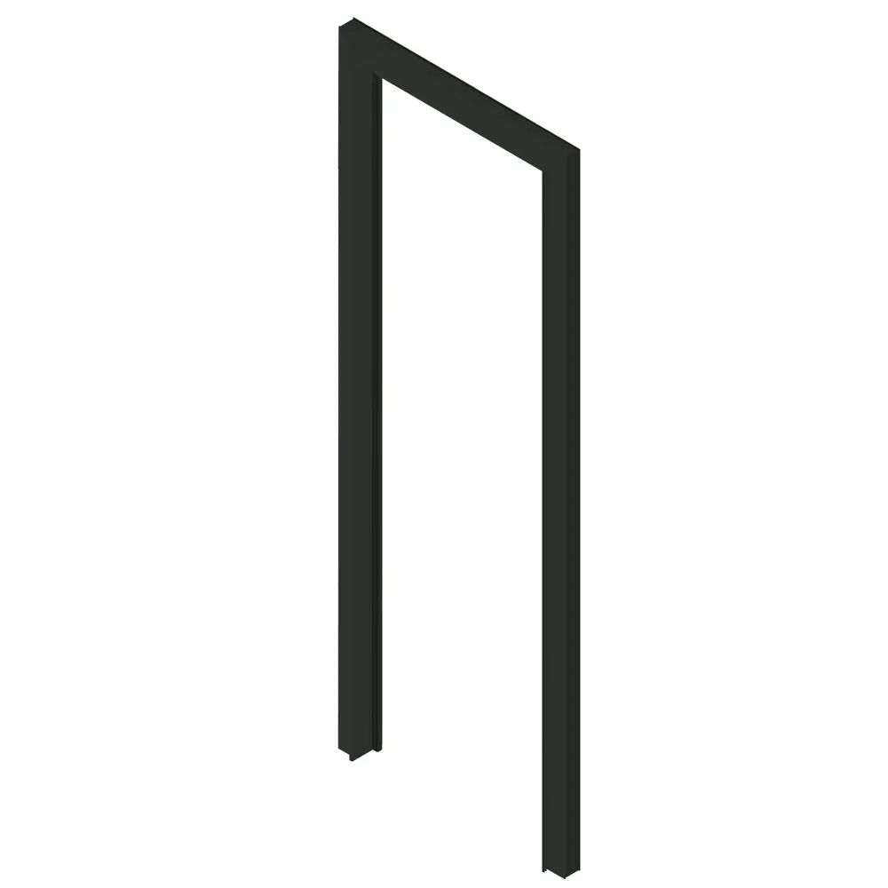 Дверная коробка с петлями в комплекте Invisible L 2400x59x45 черный (2.5 шт.) 89391365 STLM-2206675 VELLDORIS  - Вид №1