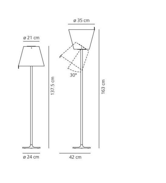 торшер Artemide Melampo terra 0123020A 65848 - Вид №7