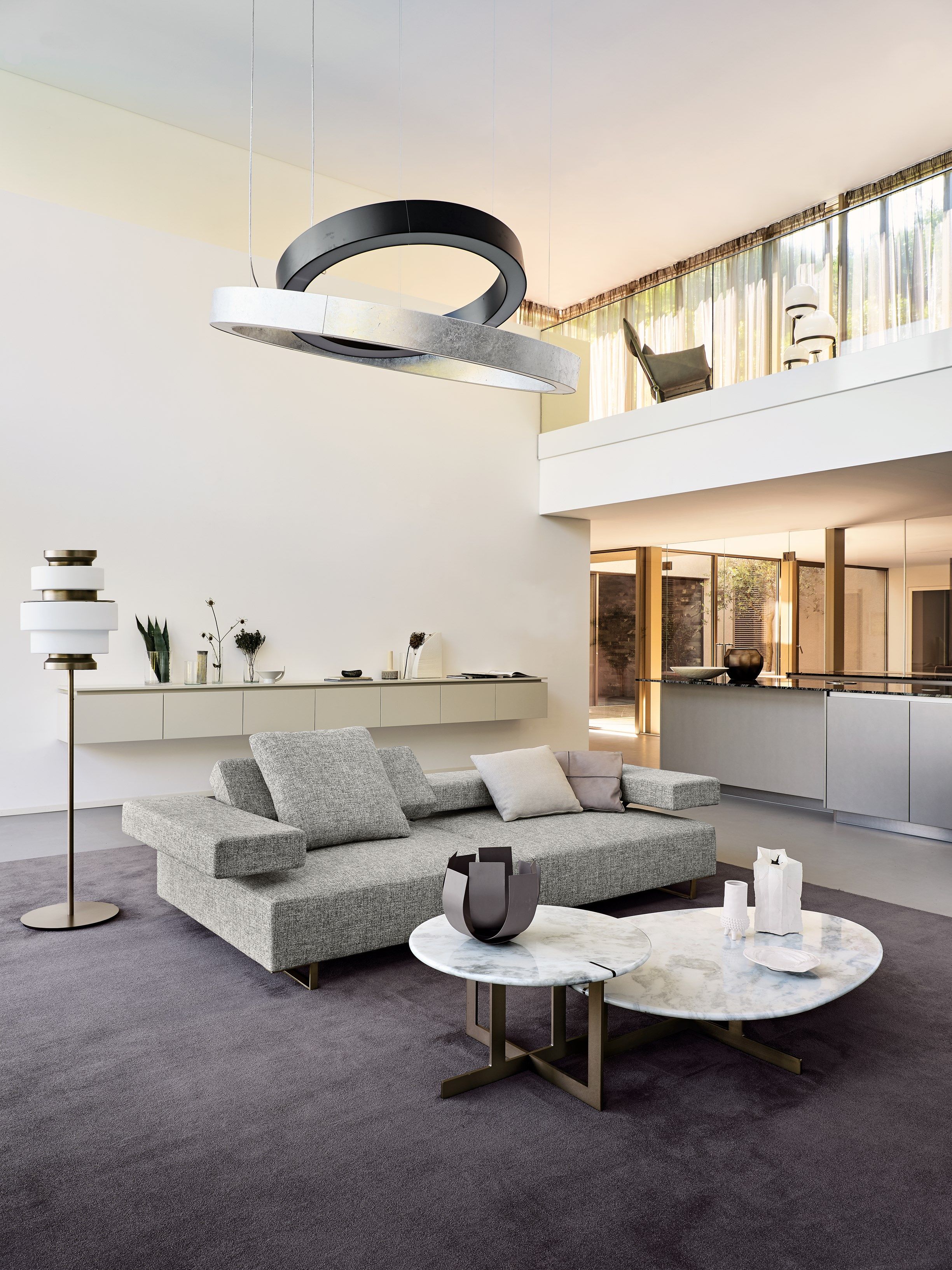 Секционный диван из ткани Arketipo ARCH-00144959 - Вид №2