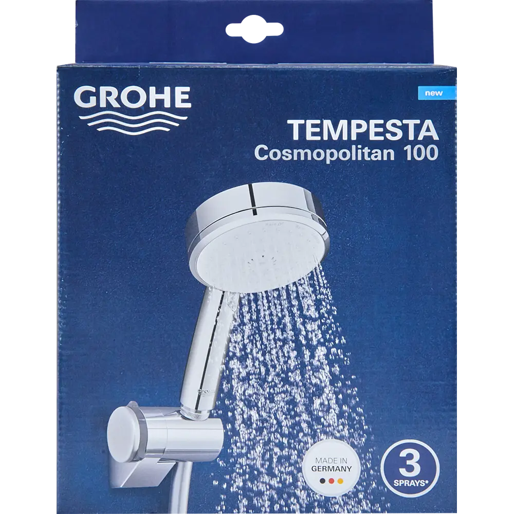 Набор для душа Grohe Tempesta с регулируемым держателем 3 режима цвет хром 81971389 STLM-2076142 Tempesta Cosmopolitan - Вид №6