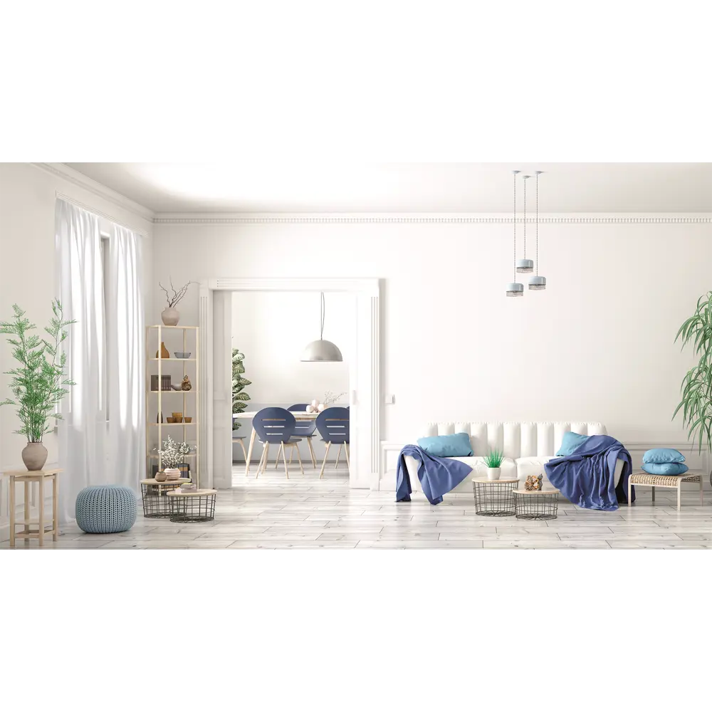 LUXENS Матовая моющаяся краска для стен и потолков в офисах, белая база А 5 л 84181018 STLM-0047063 - Вид №5