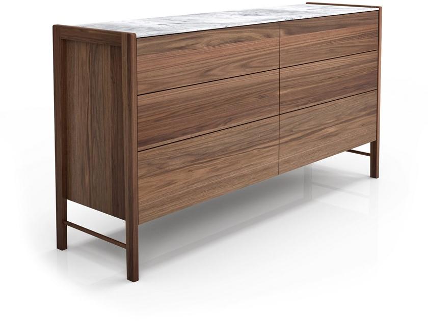 Huppé Комод из орехового дерева со встроенными ручками Frida 3425m - 3435m HUPPE - Вид №1