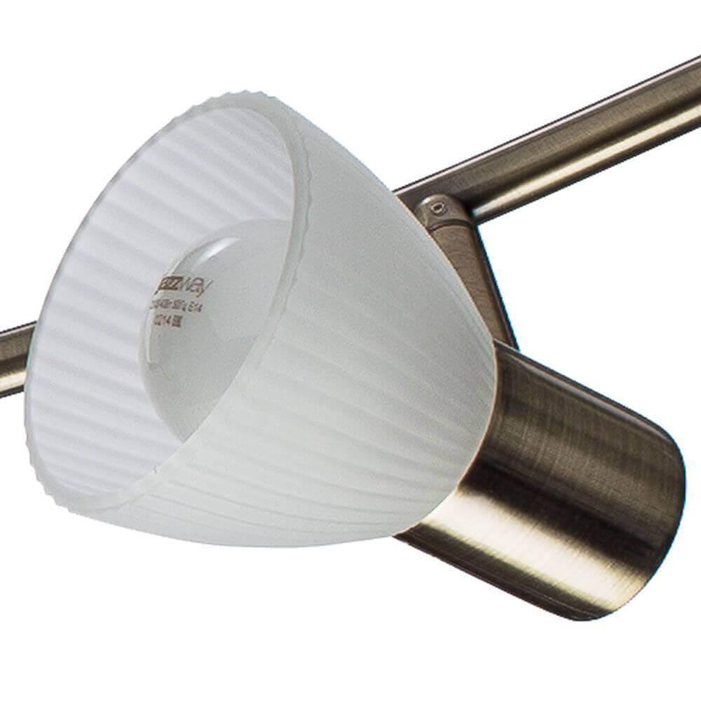 Спот потолочный белый с 4 плафонами Arte Lamp Parry A5062PL-4AB ARTE LAMP PARRY BRONZE 00-3923997 Белый  - Вид №1