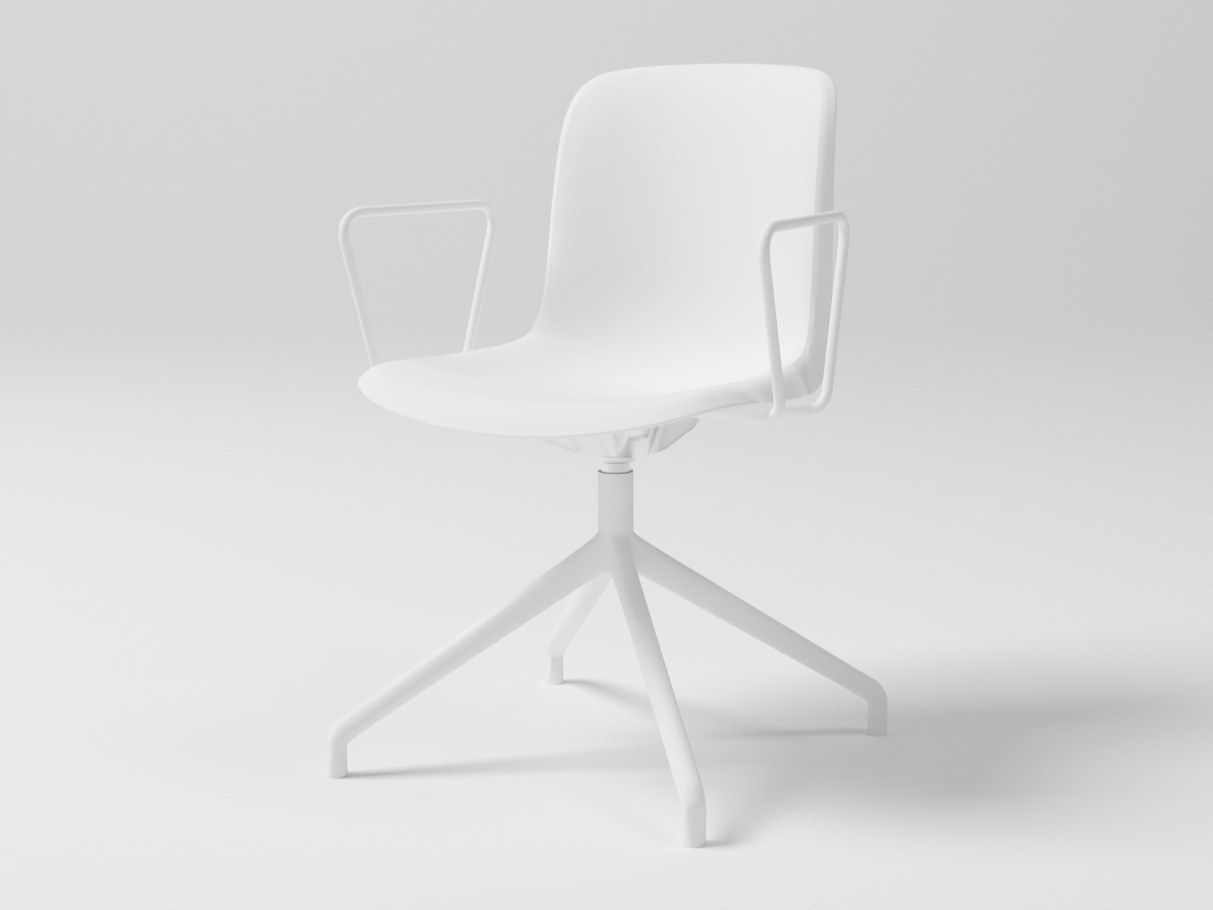 Офисное кресло из ткани с подлокотниками на насесте Grado Design Every ARCH-00058719 - Вид №4