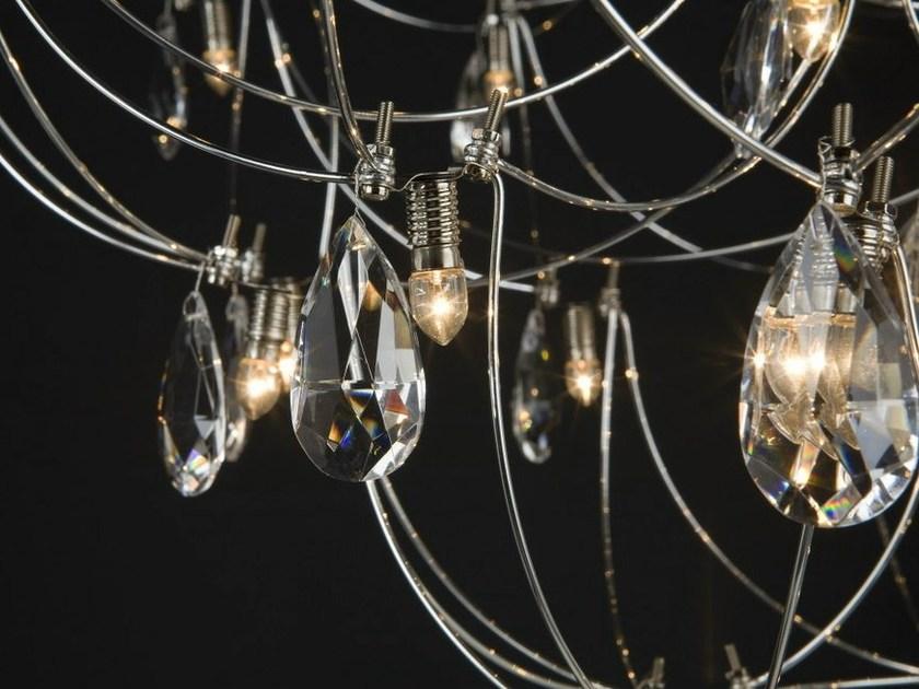 Quasar Подвесной светильник из никеля с кристаллами swarovski® Crystal galaxy sun-id-1435188 - Вид №1