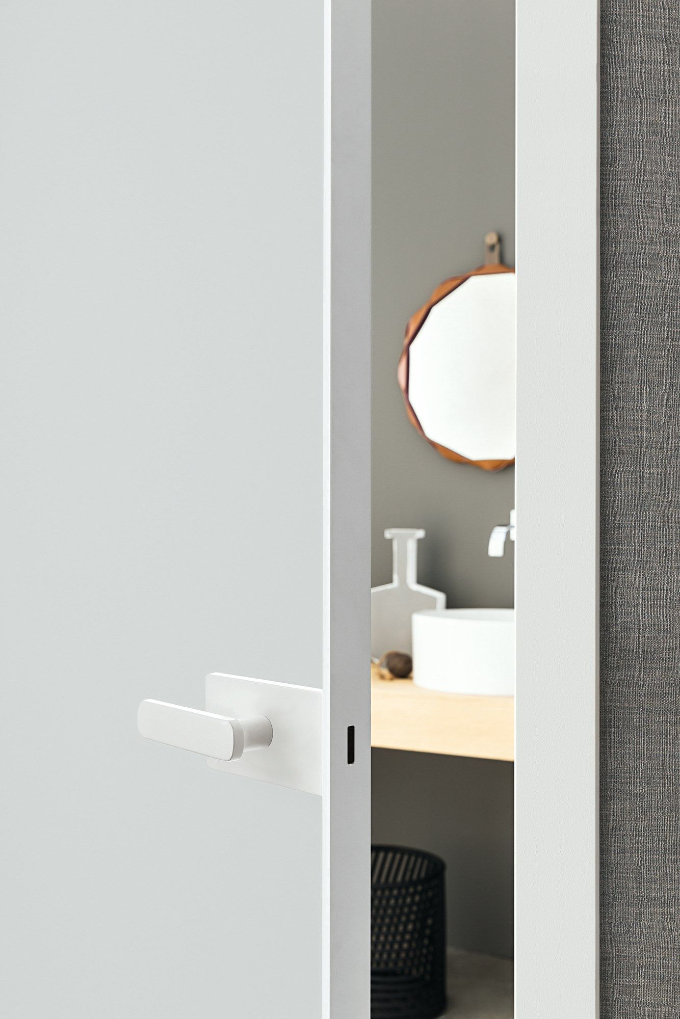 Алюминиевая распашная дверь с выдвижными петлями Lualdi двери ARCH-00080999 - Вид №4