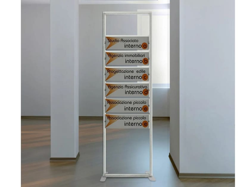 Анодированный алюминиевый самонесущий тотем STUDIO T InUno ARCH-00053700