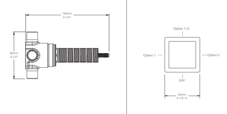 Термостатический набор для душа с душем BARIL PRO-3220-10 ARCH-00114181 - Вид №1