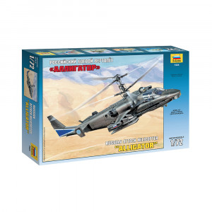 1/72 №62 Модель для сборки 7224 "Вертолет Ка-52 Аллигатор" ZVEZDA