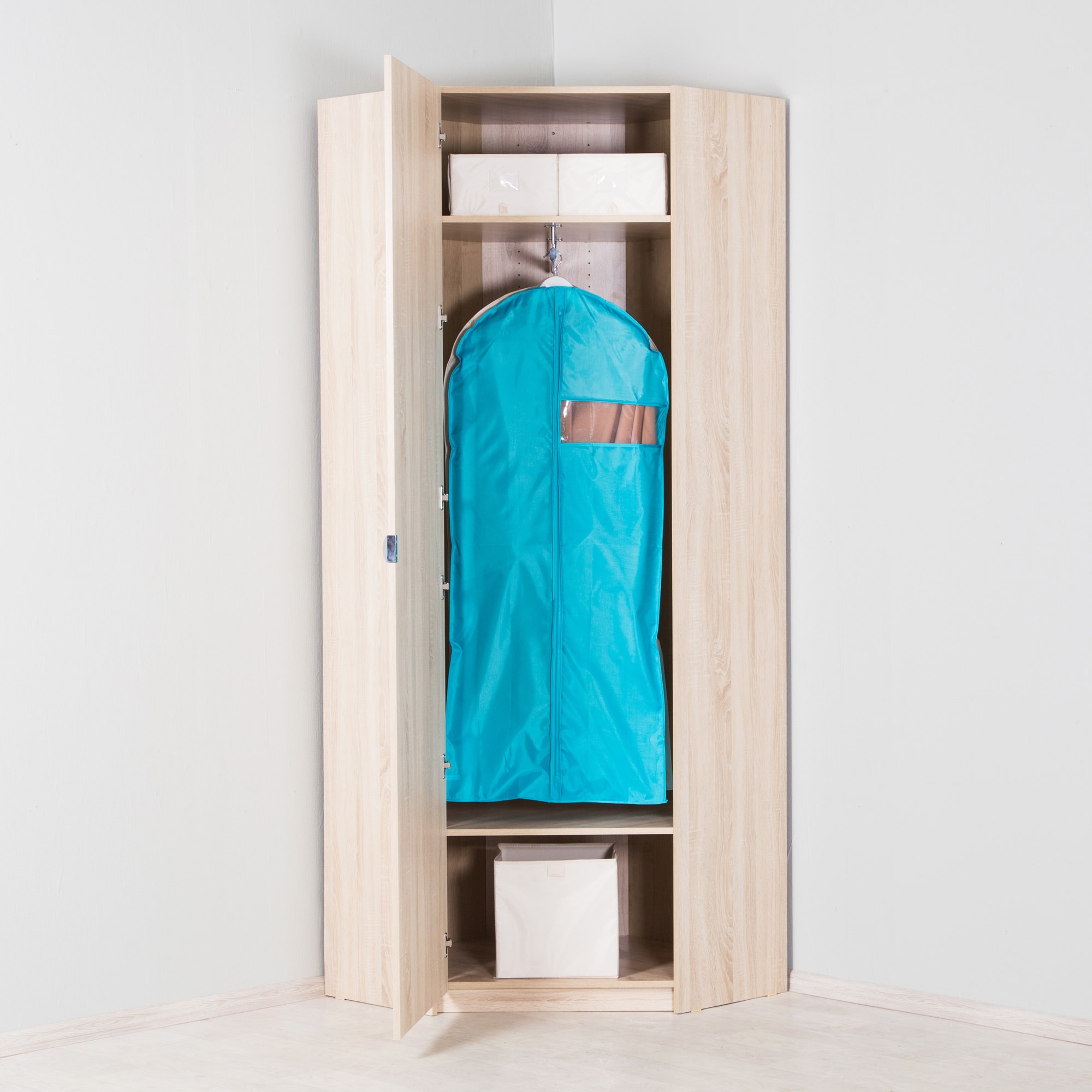 18662871 Каркас углового шкафа Лион 84x84x232 см цвет дуб сонома Santreyd  - Вид №3