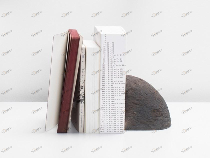 valerie_objects Подставки для книг из глины Segments V9018214b/v9018214w 