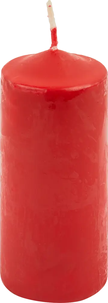89369095 Свеча столбик красная 12 см STLM-0826022