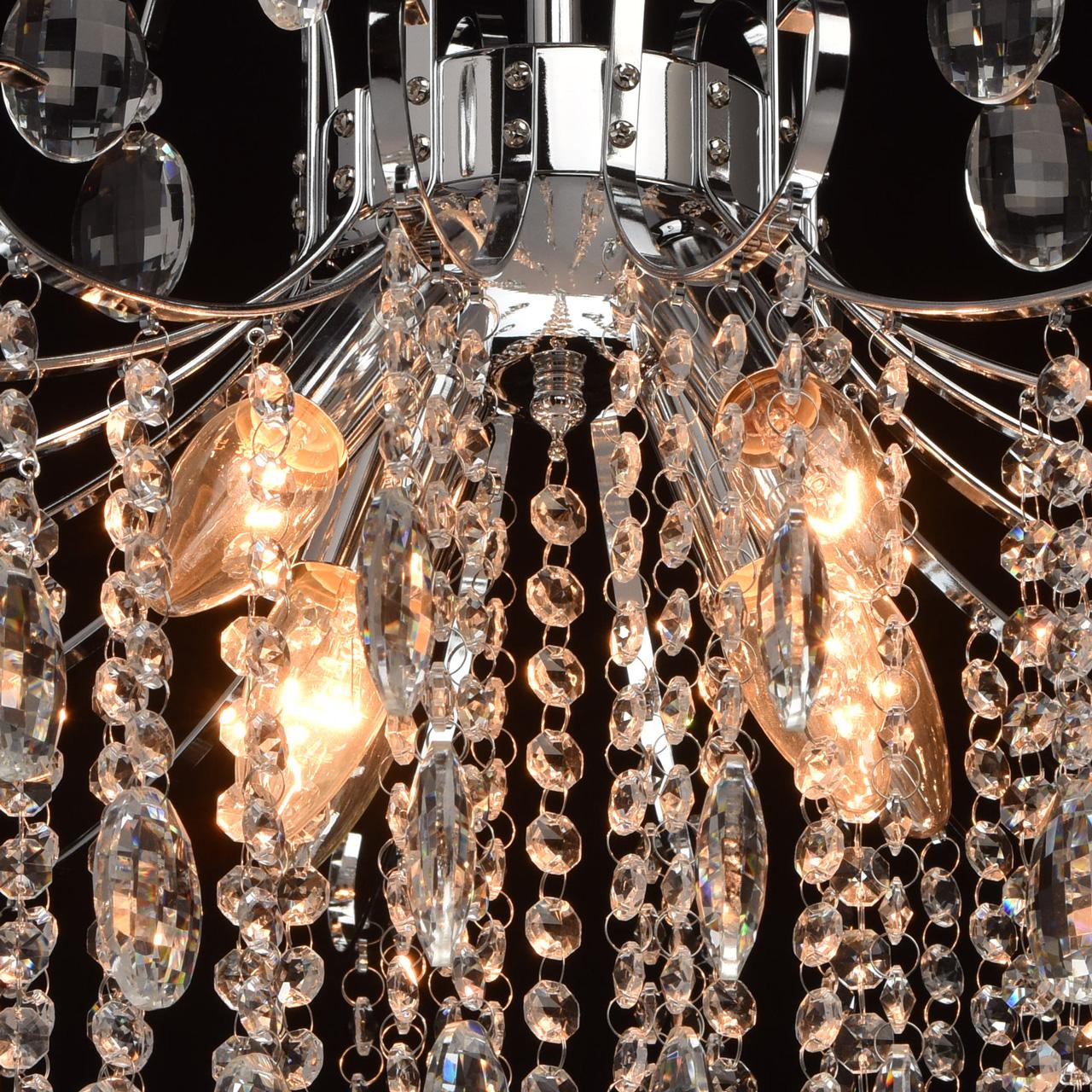 Потолочная люстра De Markt City Бриз 464018106 DE MARKT ДИЗАЙНЕРСКИЕ, БРИЗ 181794 Хром  - Вид №3