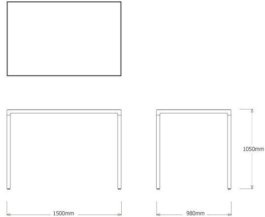 TRIBÙ Прямоугольный высокий стол из тика Illum 06587-t/06588-t - Вид №4