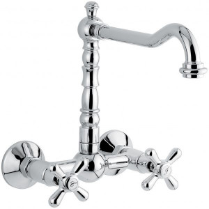 12645CR Настенный смеситель Deco Old для кухни, цвет хром