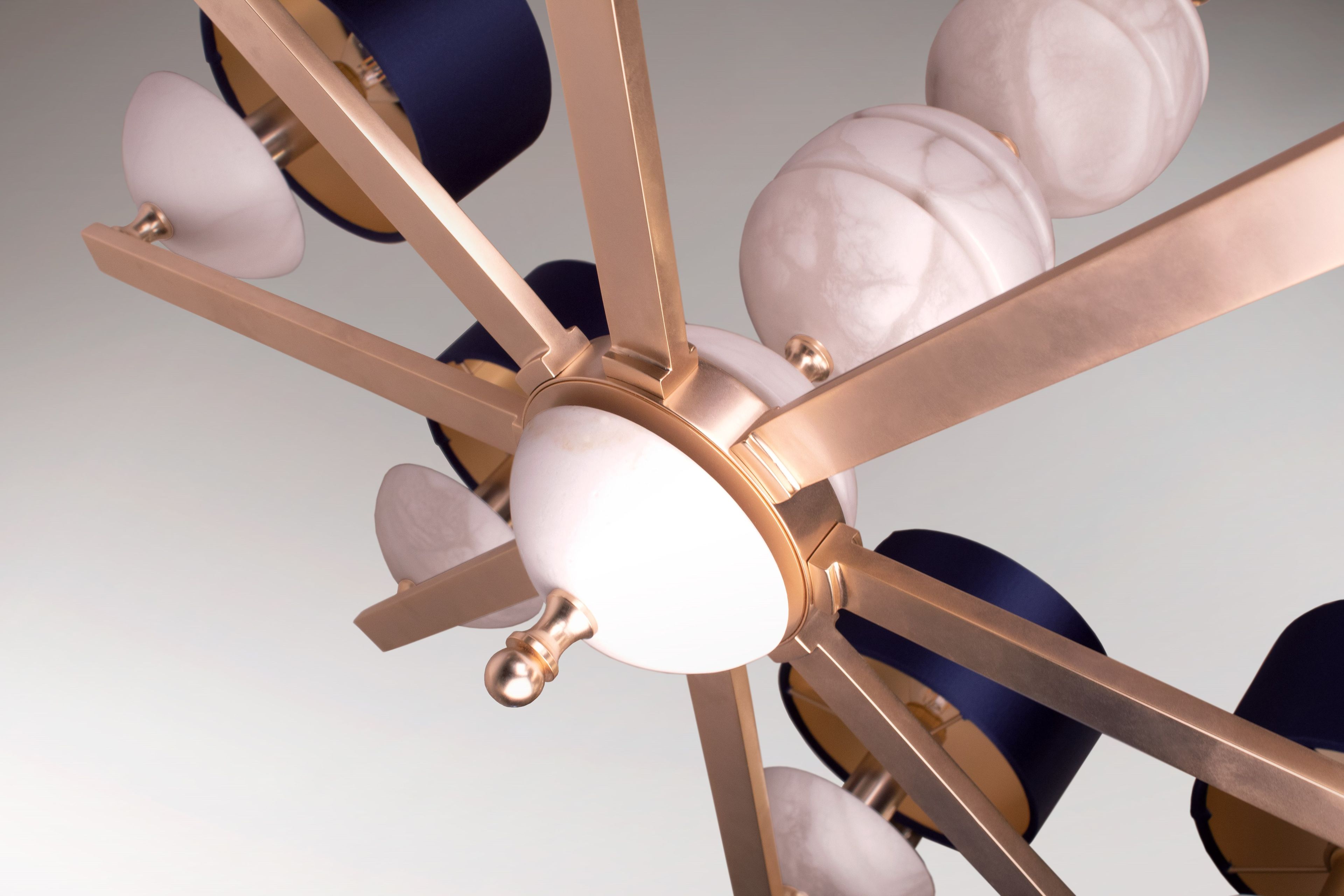 Люстра из алебастра и металла Abrissi ARCH-00034916 - Вид №1