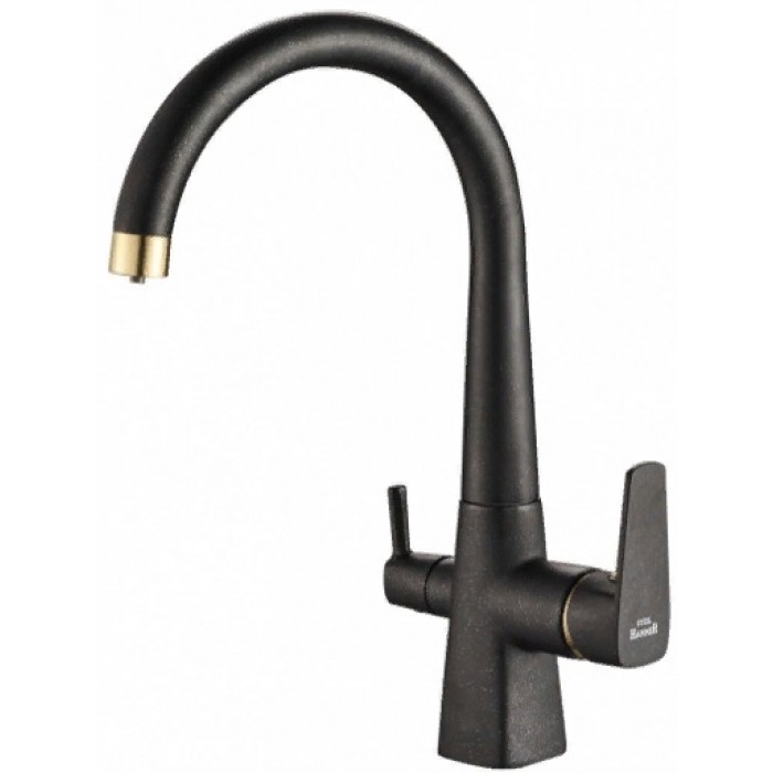 Steel Hammer SH 819 BLACK BR Смеситель для кухни Zorg 361x278  - Вид №1