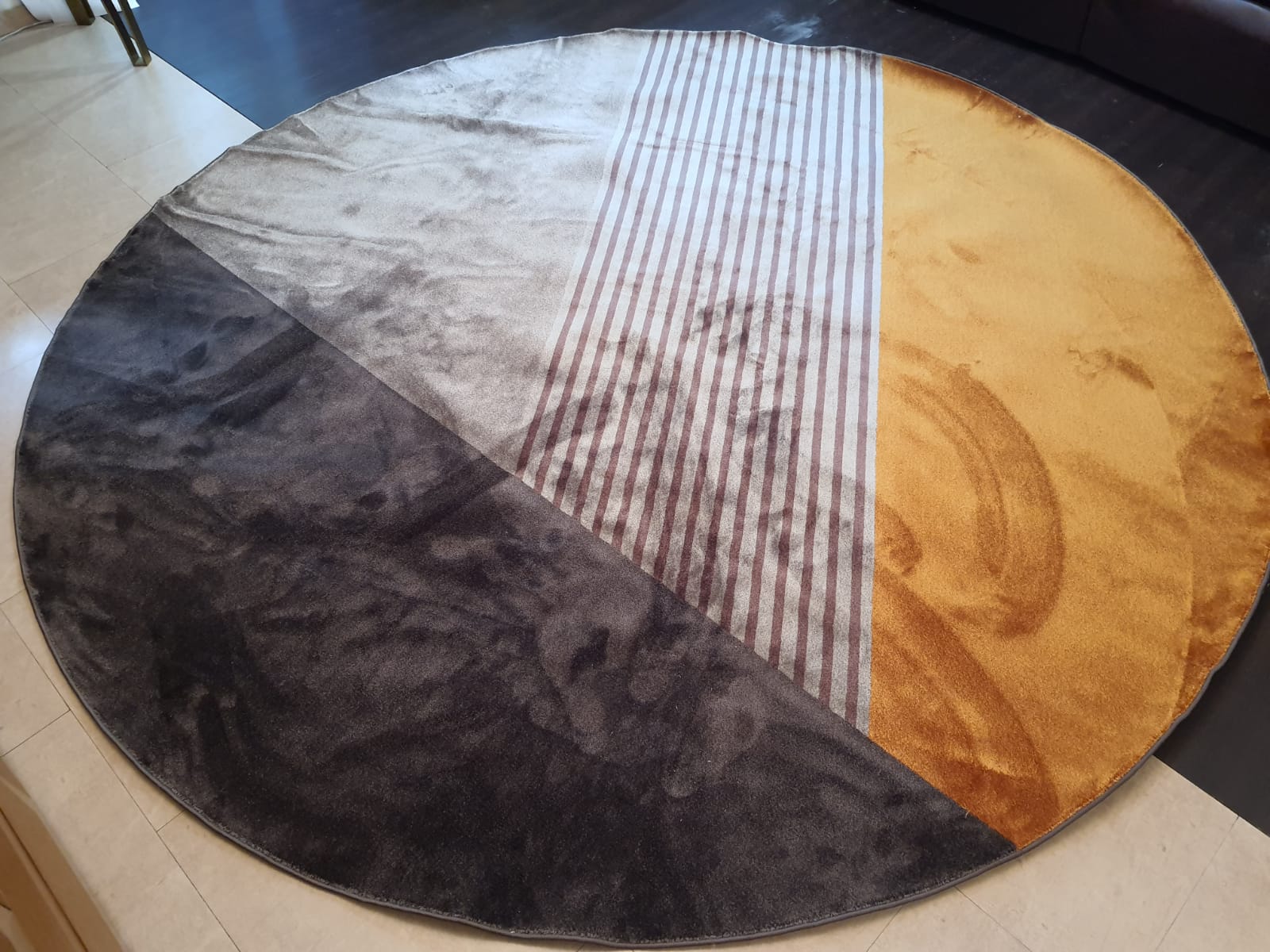 PROF Ковер в наличии из полиамида круглый диаметр 3 метра U0280S - Вид №23