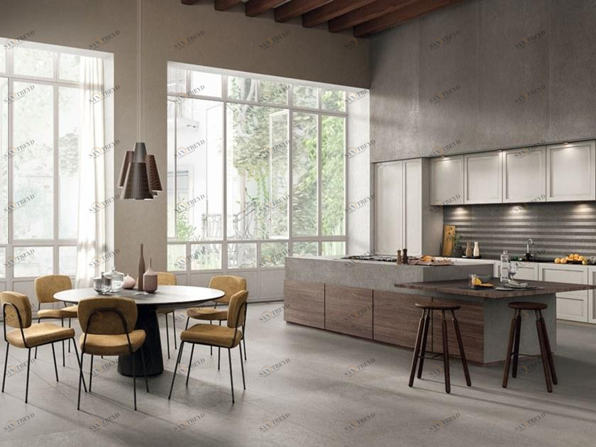 Panaria Ceramica Настенная плитка из керамогранита под бетон Context sun-id-1424991