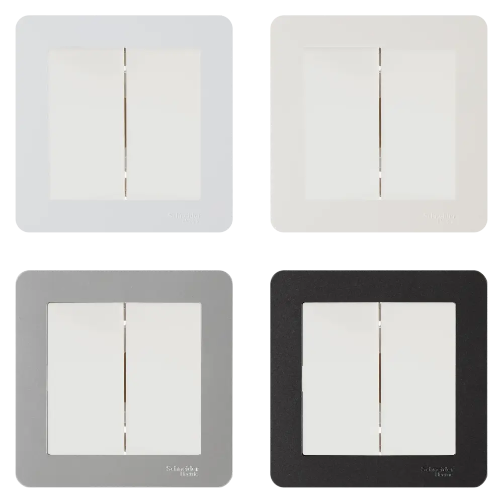 Systeme Electric W59 - Двухклавишный выключатель для современного интерьера 18799228 STLM-0012748 - Вид №1