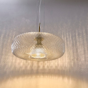 Стеклянный подвесной светильник