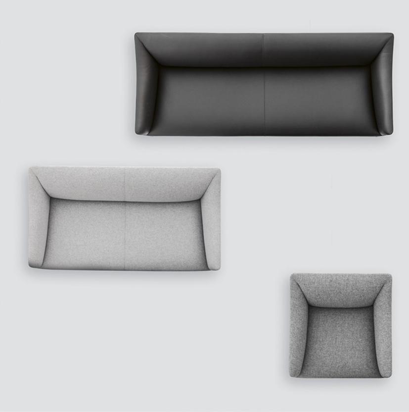 Andreu World 2-х местный кожаный диван Couvé Sf1278 - Вид №2