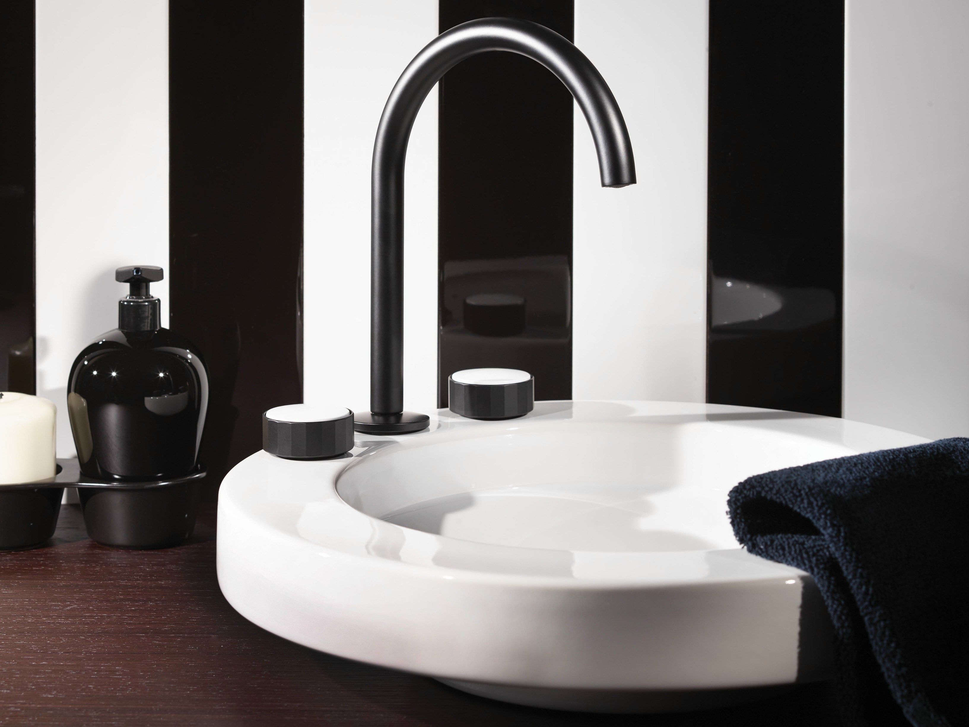 Смеситель для раковины с 3 отверстиями FIMA CARLO FRATTINI текстура ARCH-00065283 - Вид №1