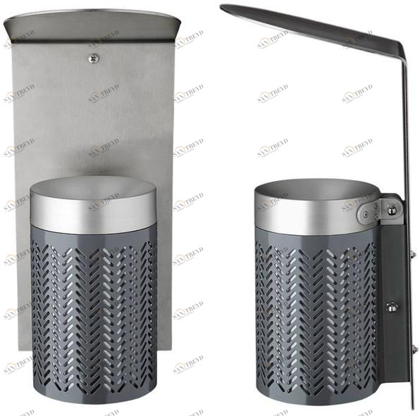 Nola Industrier Стальная пепельница для общественных мест Zigzag sun-id-1435466