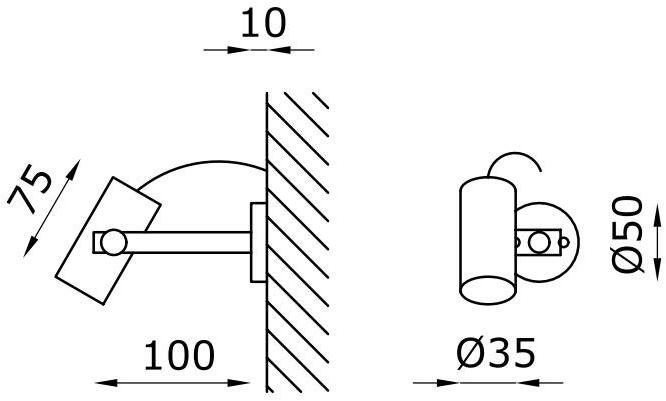 Buzzi & Buzzi Регулируемый алюминиевый светодиодный проектор для улицы Iron sun-id-1382320 - Вид №1