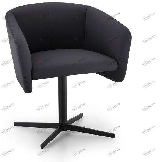 TrabA' Кресло вращающееся на 4 спицы с подлокотниками Balù 0056