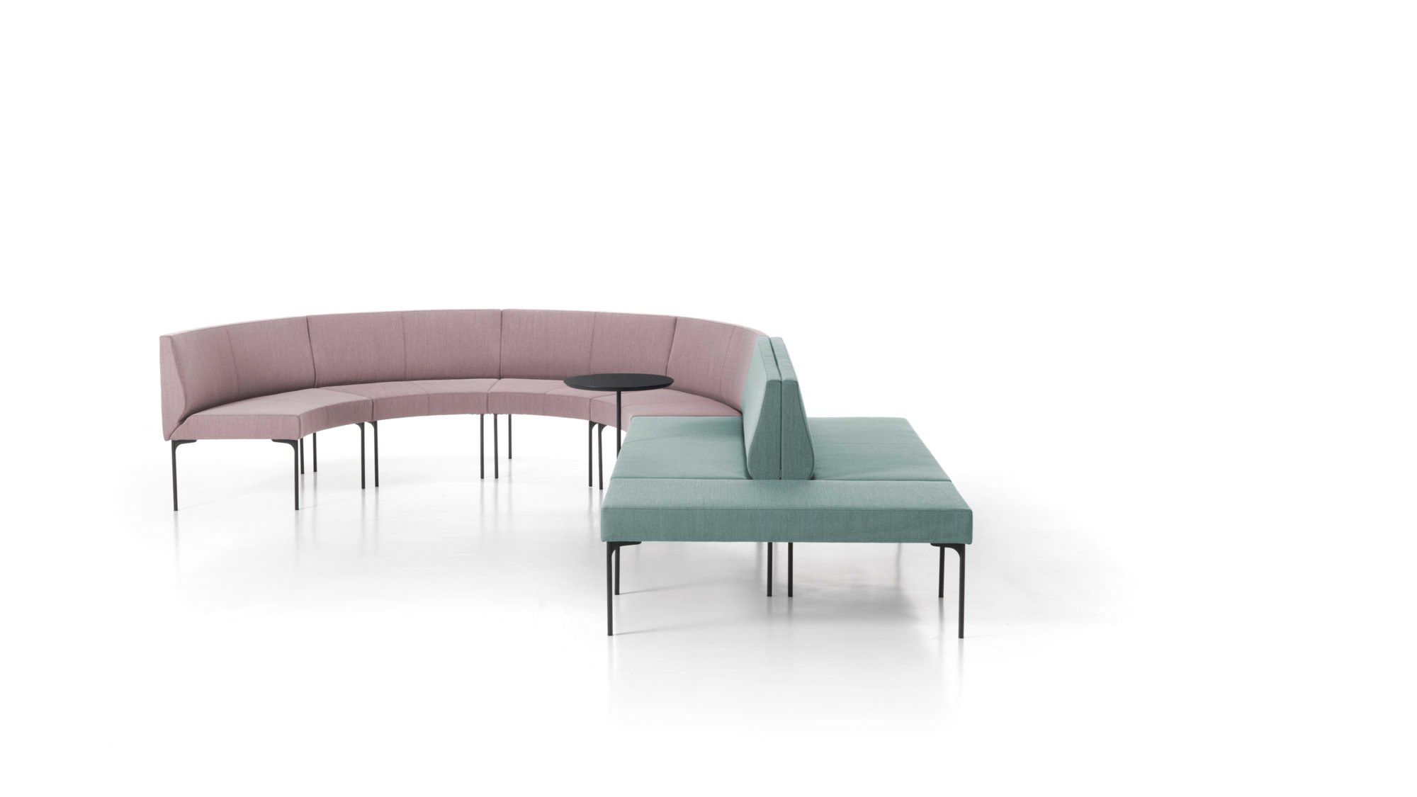 Мягкая скамейка из ткани SITIA Laguna ARCH-00129293 - Вид №8