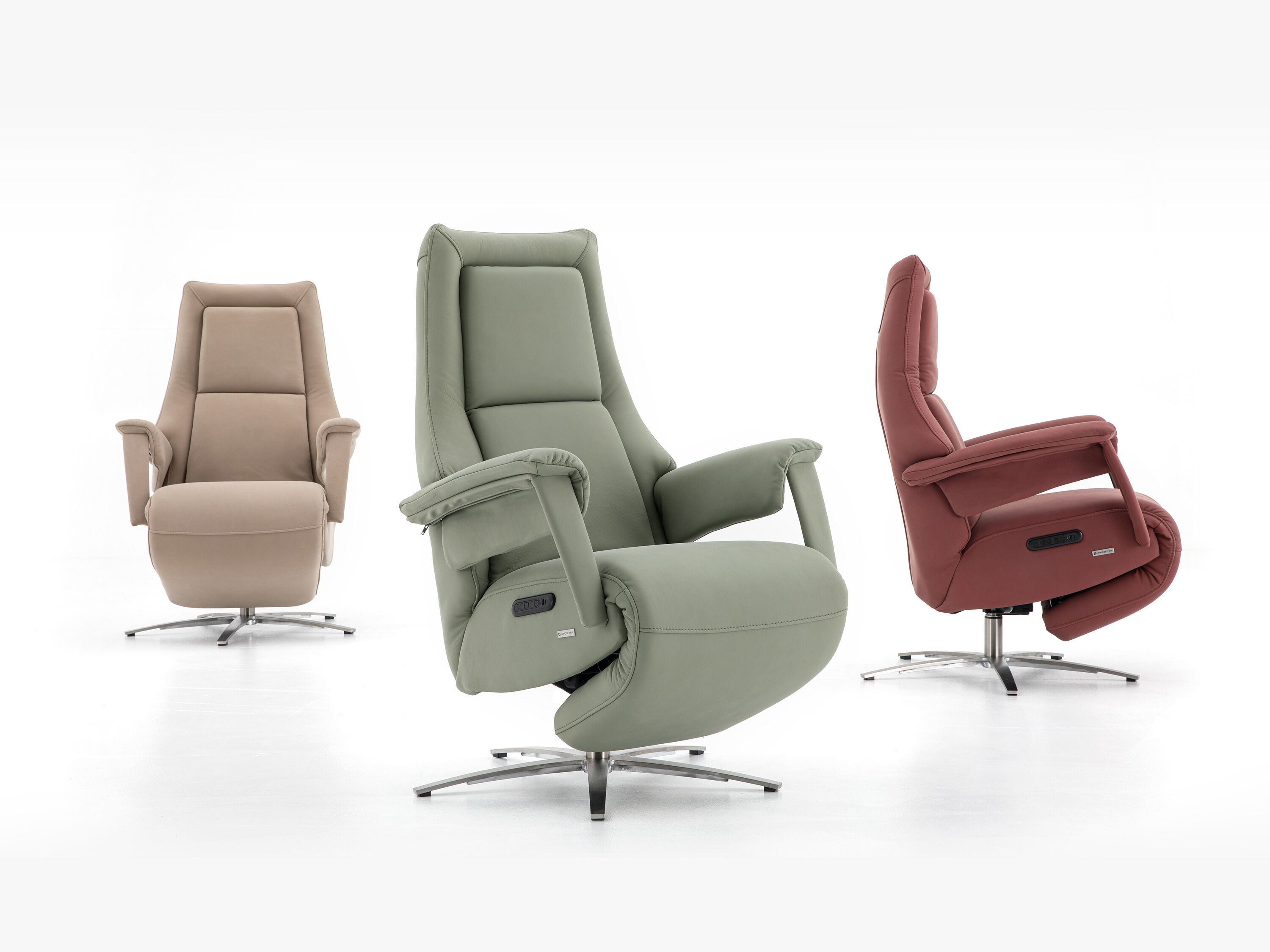 Кожаное вращающееся кресло с электрическим движением CAMPO DE' FIORI CL031 ARCH-00024754 - Вид №25