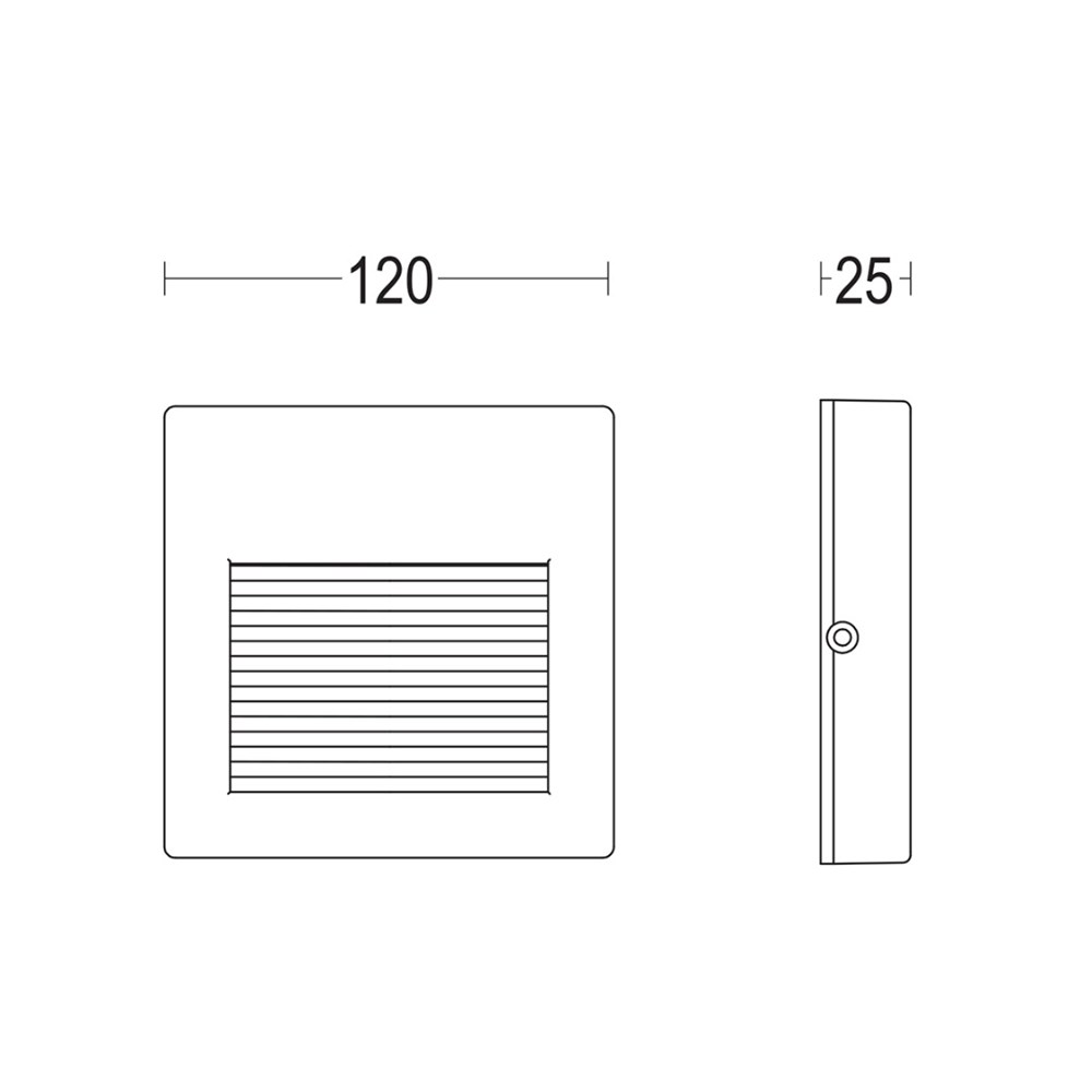Verso Flat SQ Ghidini Verso Flat SQ .05 Темно-Cерый (Матовый)  - Вид №1